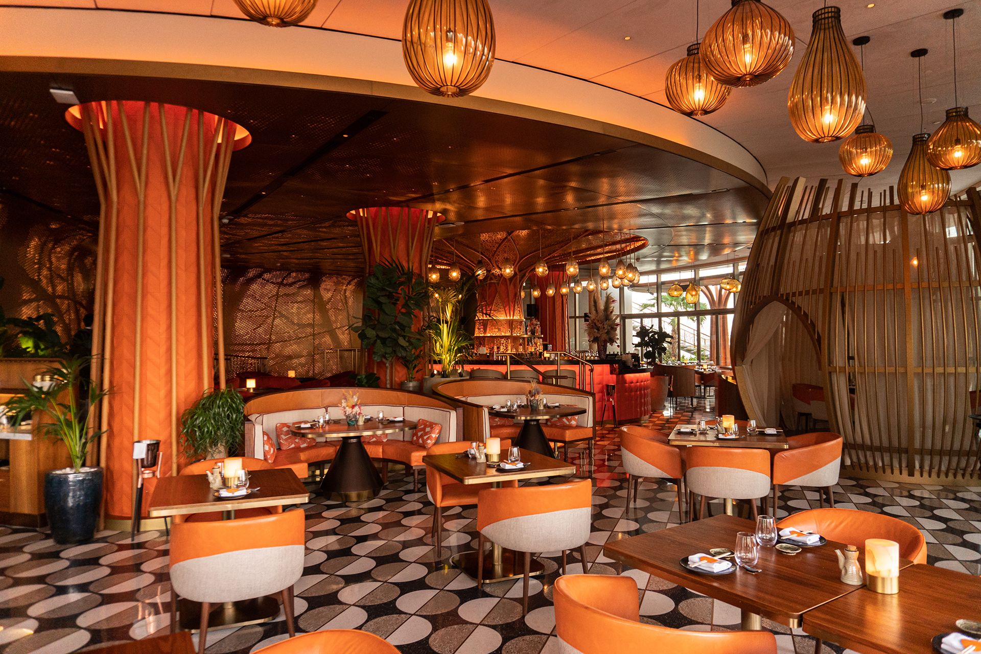 sushisamba doha resturant dining room