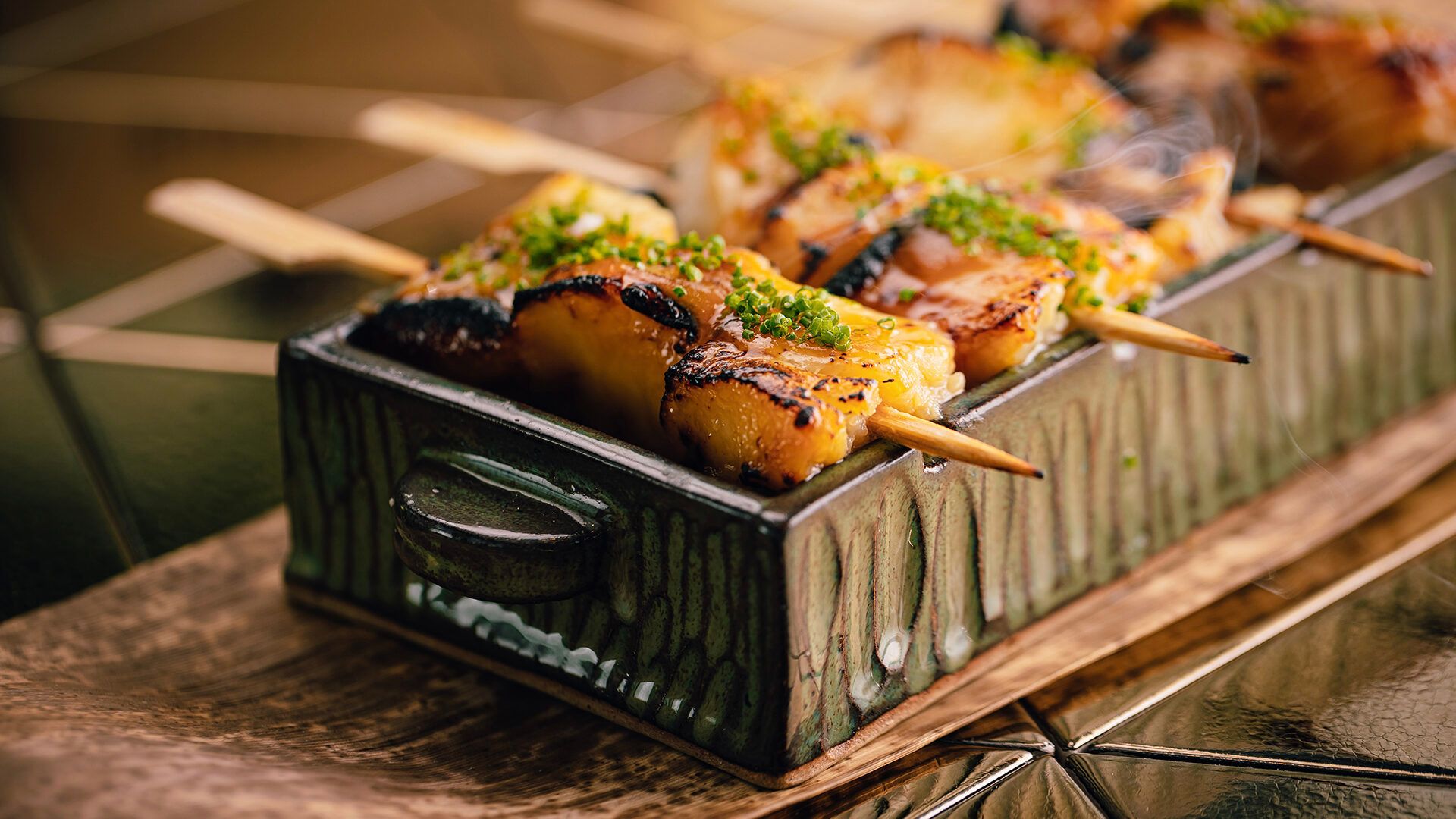 sea bass anticuchos