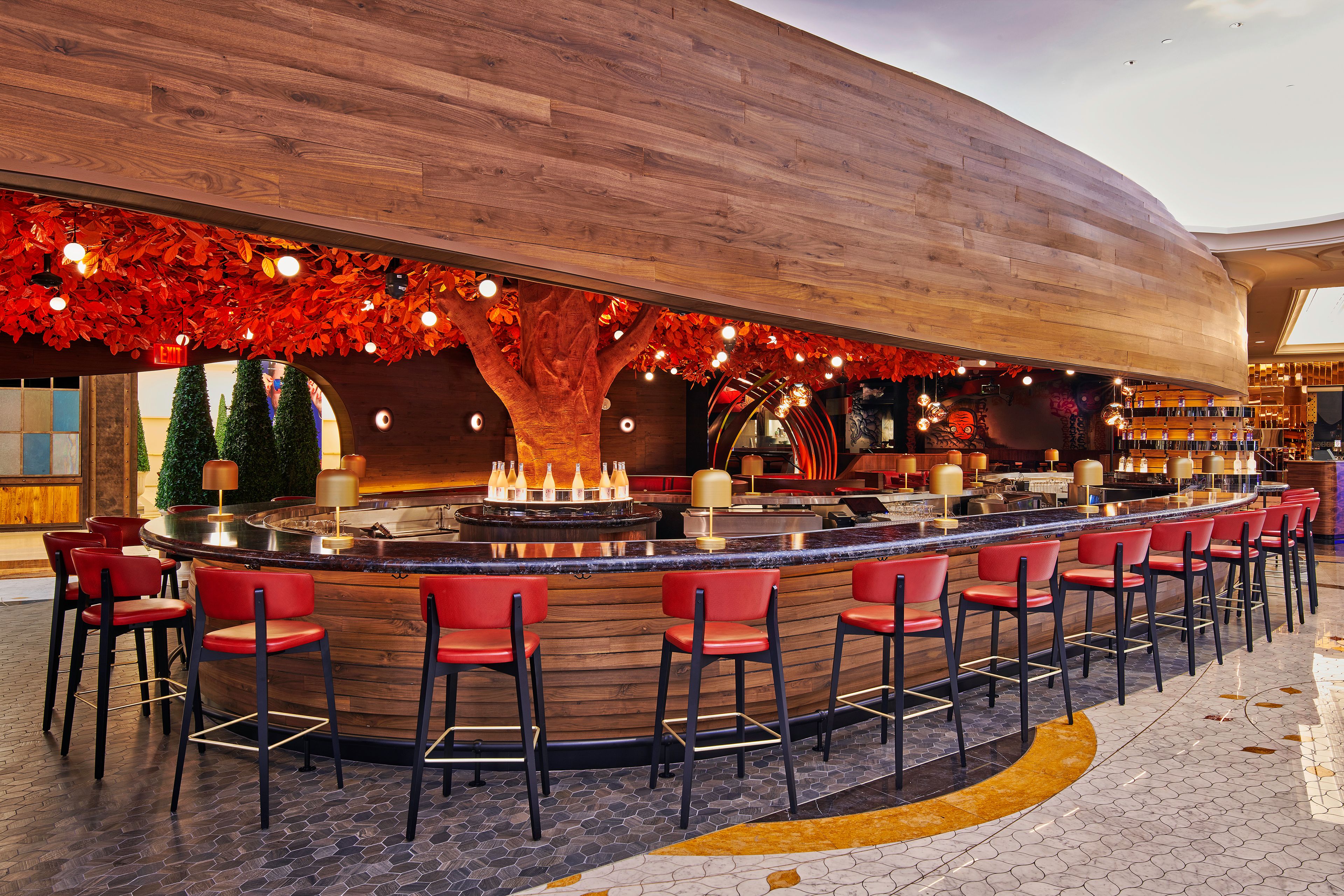 SUSHISAMBA Las Vegas TREE BAR exterior