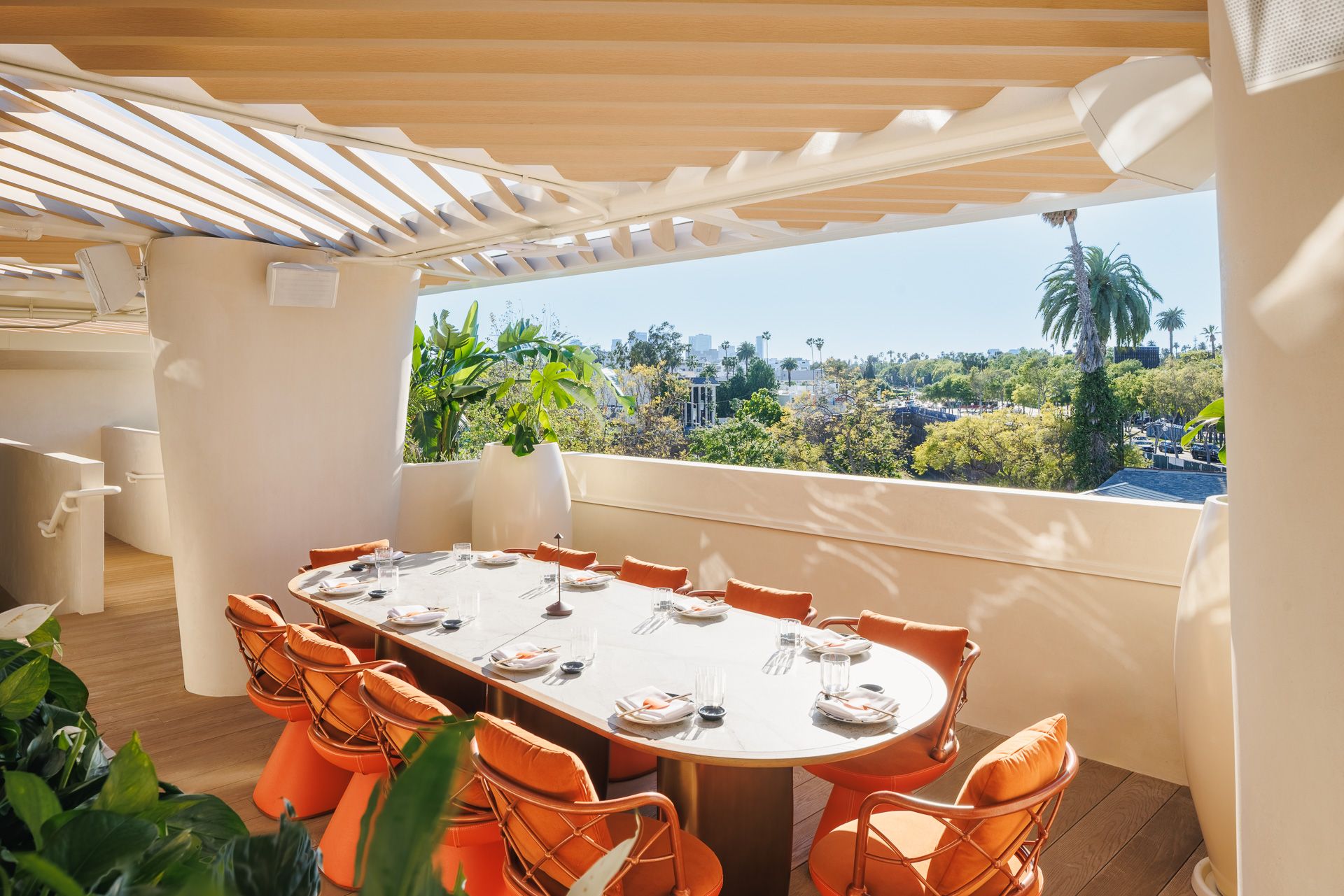 SUSHISAMBA los angeles table with a view