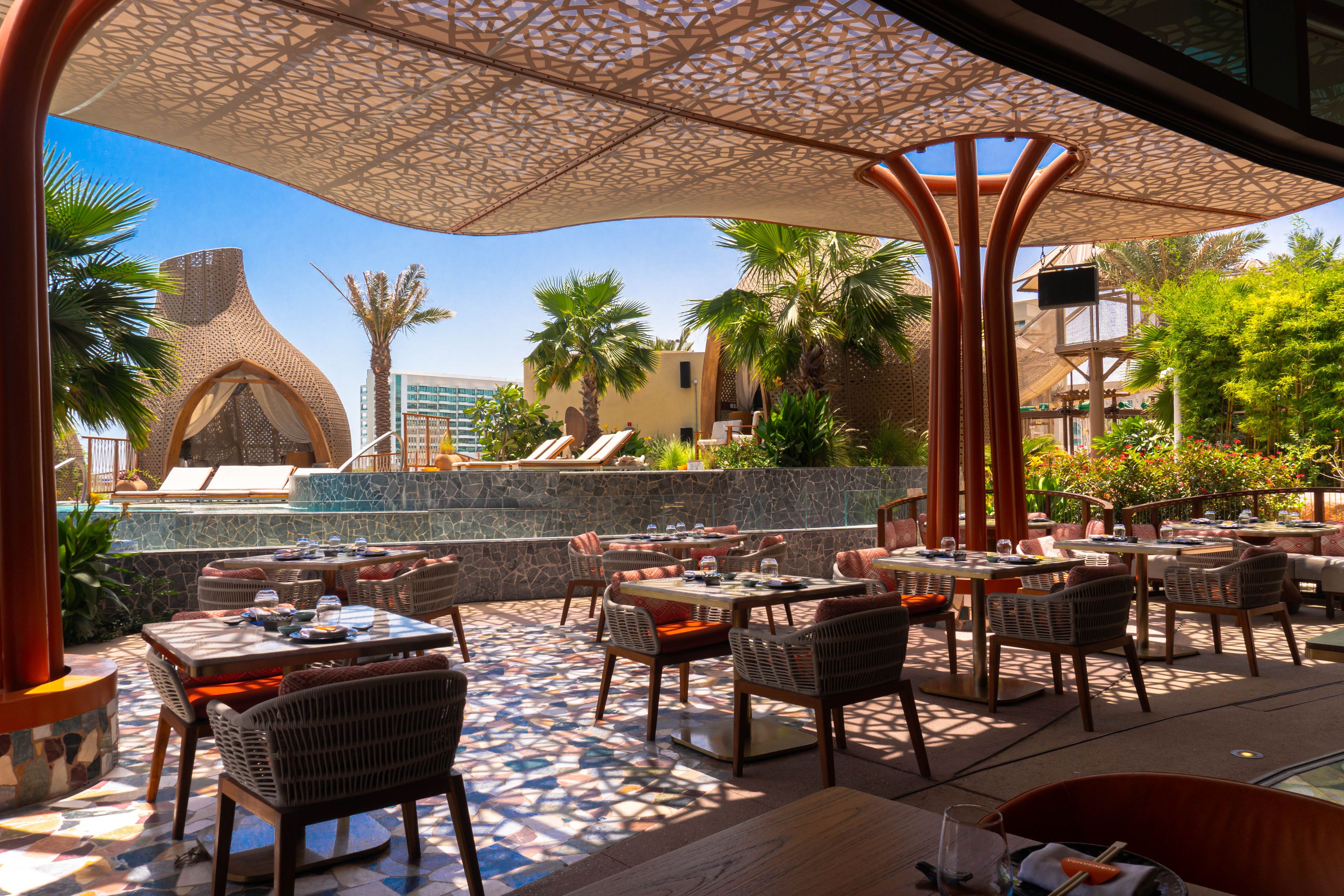 SUSHISAMBA Doha Beach Club dining area view